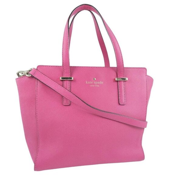 Kate Spade 2WAYShoulder Handbag pink Calfskin Women - Picture 1 of 9